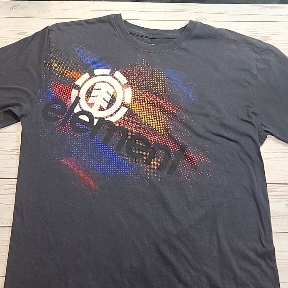 Element Gray Graphic 🛹 T-Shirt - L (slim fit) 🏄‍♂️